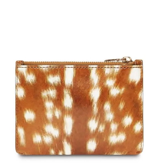 BURBERRY Deer Print Leather Coin Case - Picture 2 of 3